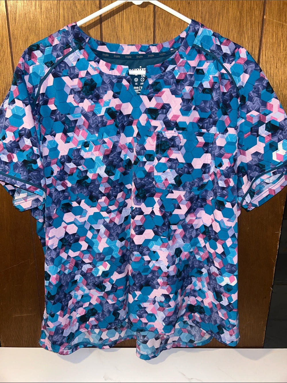 3/$25 inspira flex scrub top